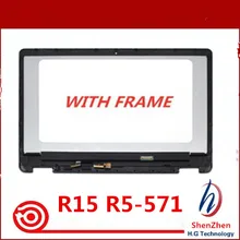 FHD LCD Display Screen Touch Glass Digitizer Assembly+Frame for Acer Aspire R15 R5-571T R5-571T-76MM R5-571T-74PG R5-571T-73NE