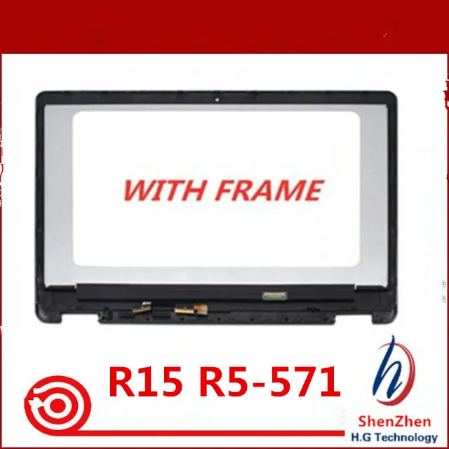 Original 15 6 LCD TouchScreen Digitizer Assembly with Bezel For font b Acer b font Aspire