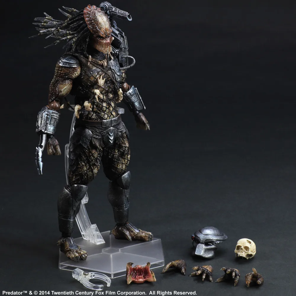 ПВХ фигурка коллекционная игрушка модель персонаж фильма 27 см инопланетный Охотник Primevil Play Arts Kai Generation 2 Predator