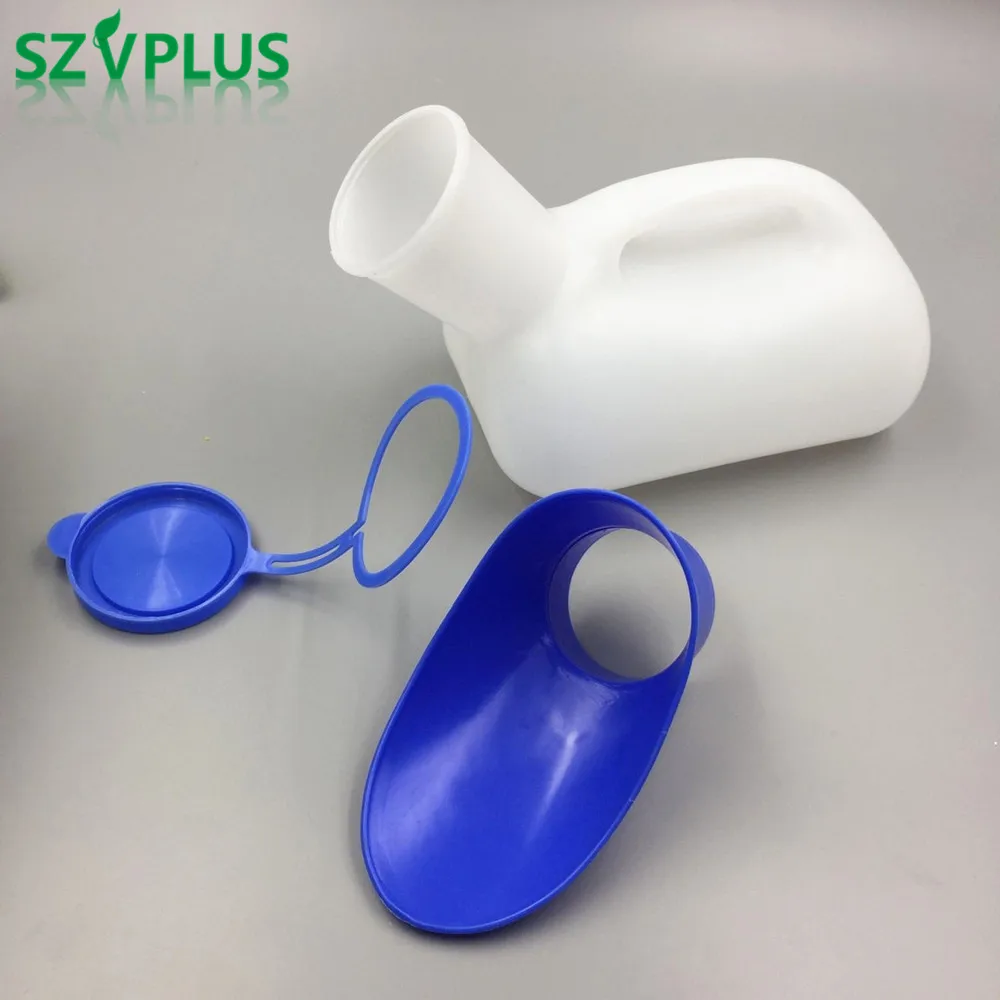 1000ml Thick Plastic Urinal Chamber Pot Man Woman Elder Patient Bed