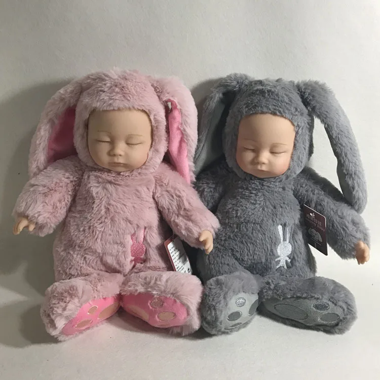 Очень милые 45 см куклы-имитации и кукла-реборн для сна, расслабляющая Модная Кукла Кролик, плюшевая игрушка, мягкая детская игрушка, подарок для ребенка
