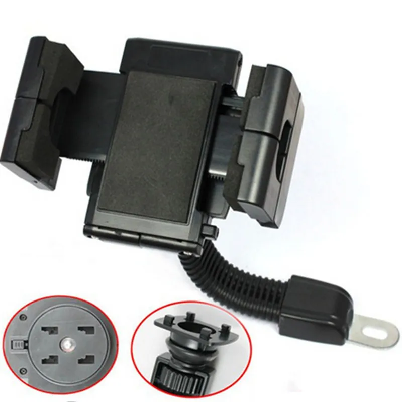 

Universal 360 Degree Rotating Motorcycle Rear Mirror Mobile Phone Holder Mount Ajustable Motorcycle Phone Holder