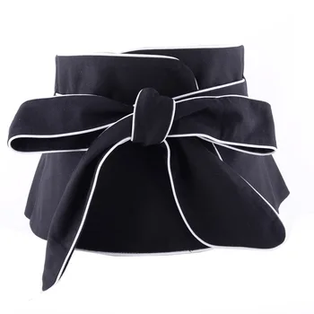 

5PCS / LOT SINGYOU Autumn Winter Black Army green Wide Belt for Women Bnadage Waist Belt Fashion Tide Decoration Cintos