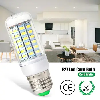 

E27 E14 LED Corn Light Bulb SMD 5730 200V Home Lamp Bulb 3W 3.5W 3.7W 4W 4.3W 5W Living Room Bedroom Decoration Lighting Lamp