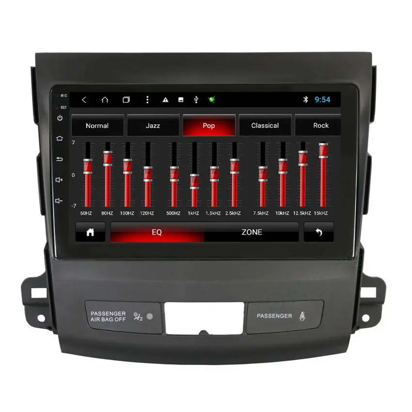 Flash Deal 2.5D 9inch Octa 8 Core Android 8.1 Car DVD Multimedia Player for Mitsubishi Outlander 2005-2012 Navigation GPS Radio BT WIFI Map 21