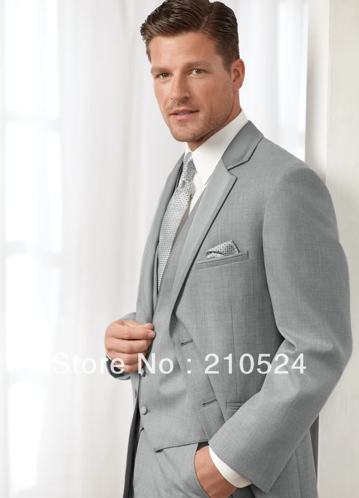 light gray suit pants