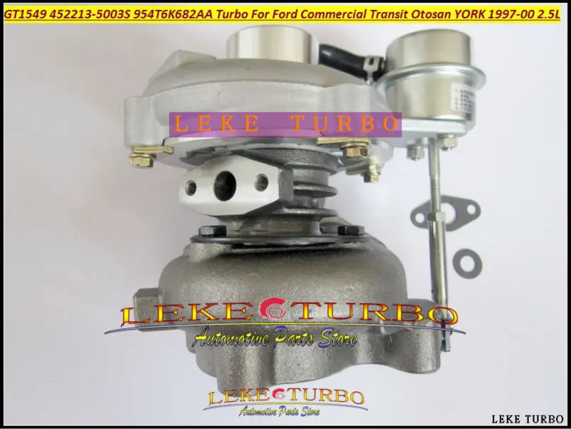 GT1549 452213-5003S 452213-0001 452213-0003 954T6K682AA Turbo Turbocharger For Ford Commercial Vehicle Transit van Otosan YORK 1997-00 2.5L TDI (4)