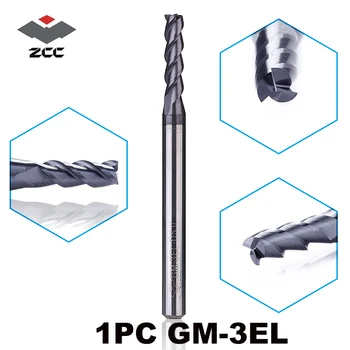 

1PC ZCC.CT GM-3EL-D3.0-D20.0 3 flute flattened Long cutting edge end mills for cnc metal milling finish and semi-finishing