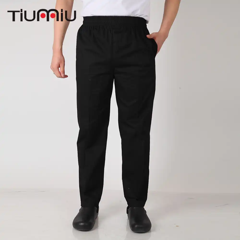 Black pants for restaurant work Clearance