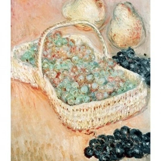 The Basket of Grapes  1884 Poster Print by Claude Monet (18 x 24)