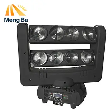 

Fast Shipping Super 8x10w CREE RGBW 4-In-1 Beam Light DMX Spider Light Double-Deck Moving Head Light Stage DJ /Bar/Home/Wedding