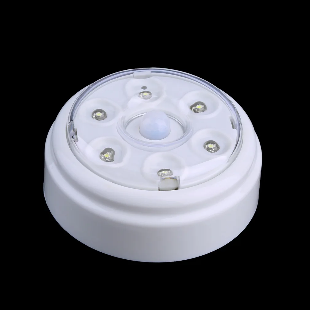 

6 LED Night Lights Super Bright Wireless Infrared PIR Auto Sensor Motion Detector Battery Powered Door Wall Light Lamp