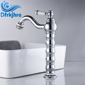 

Bathroom Basin Sink Faucet Brass Chrome Faucet Hot and Cold Water Mixer Taps Metered Faucets Torneiras