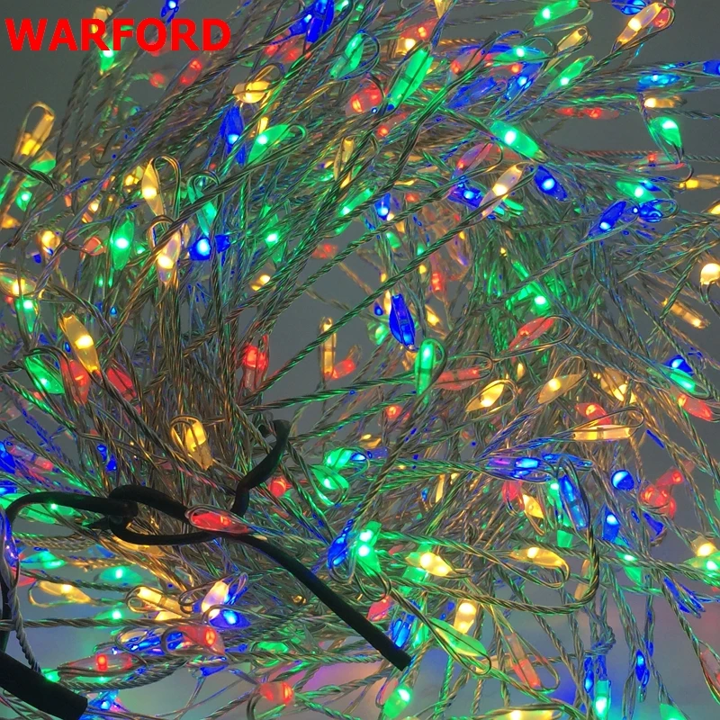 

WARFORD DC12V 4m/roll Firecracker light White/Warm White/RGB Multiple Colors for Christmas Halloween Easter's Holiday led string