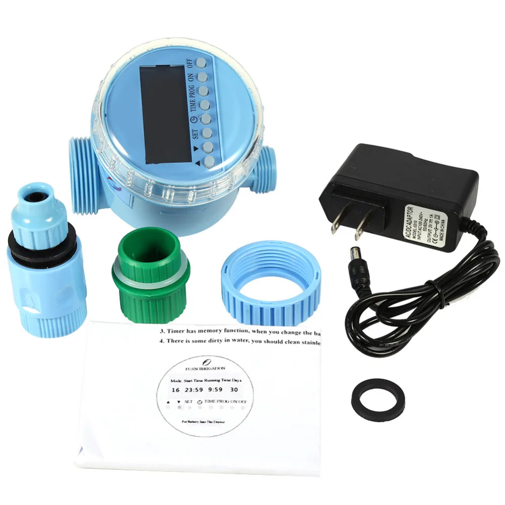 1 water pump AC Garden Water Timer Auto Water Saving Irrigation