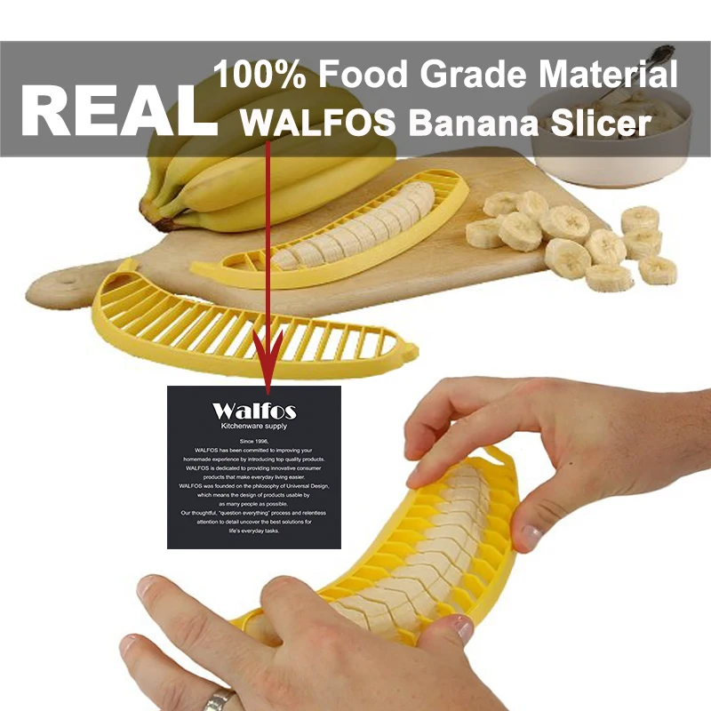 Кухонные гаджеты пластик банан слайсер резак приспособления для фруктов и овощей смеситель для салата кухонные инструменты