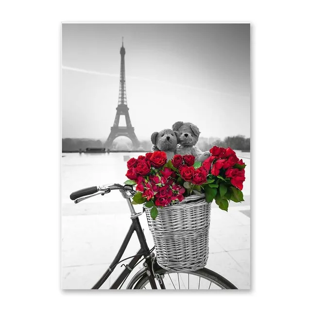Gray-Black-Landscape-Poster-Prints-Modern-City-Tower-Canvas-Painting-On-The-Wall-Red-Rose-Umbrella.jpg_640x640 (1)