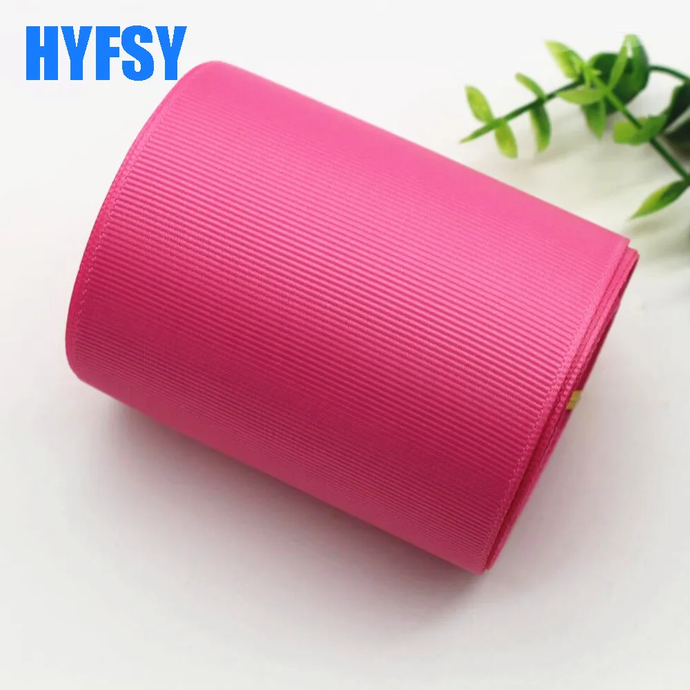 Solid Color Ribbon DIY Handmade Material Gift Wrapping Head Bows Hair Decoration Clothing Grosgrain 50MM 5 Yards 10 Yards