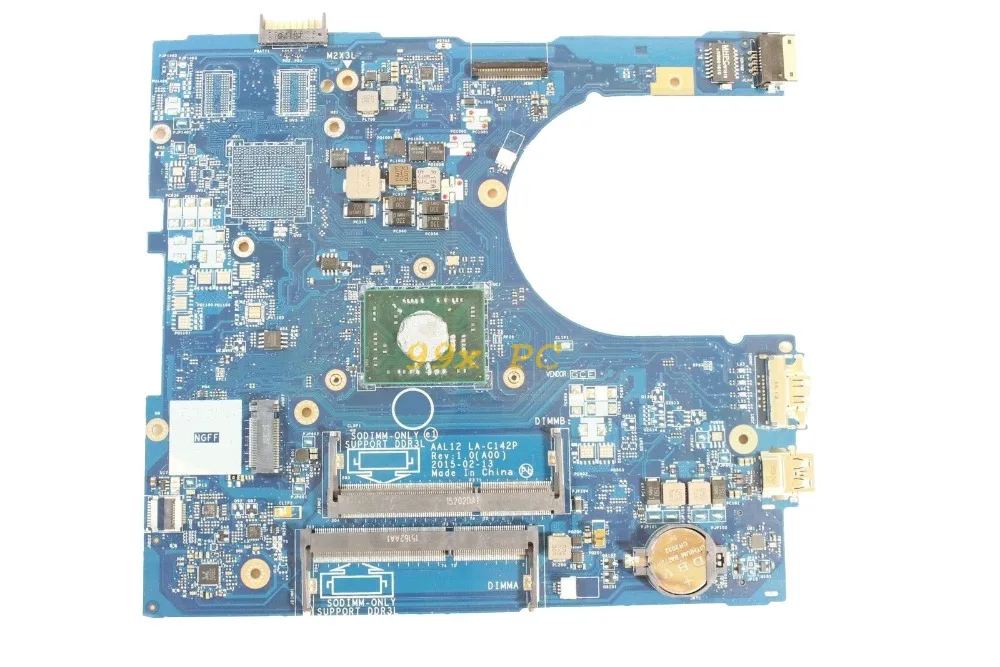 Ноутбук материнская плата для Dell Inspiron 5755 5555 Материнская ноутбука W/A8-7410 Процессор