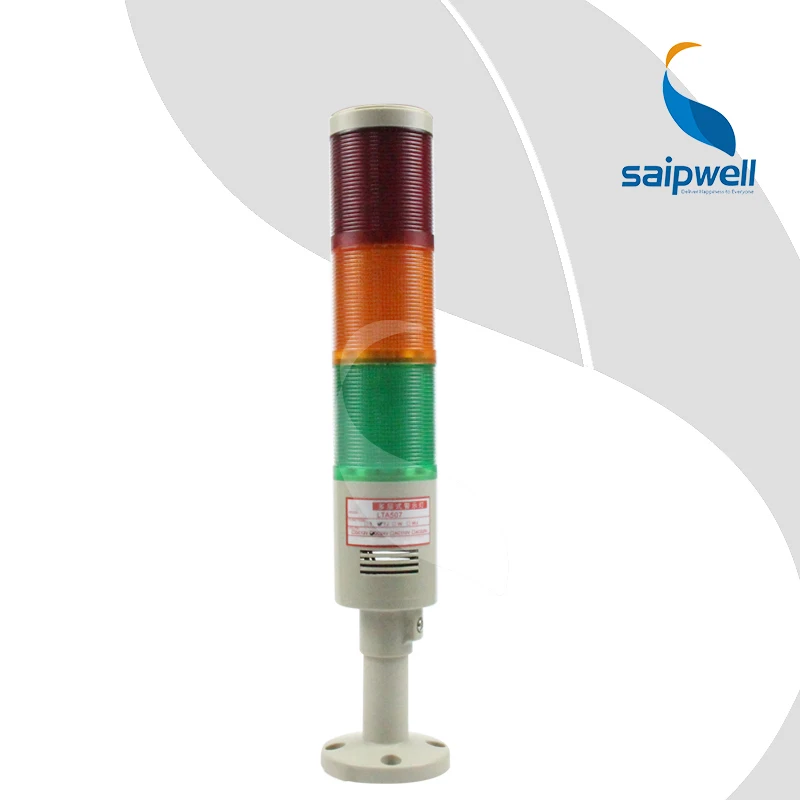 

IP44 waterproof 3-Level led signal red in 12/24/110/220/380V AC/DC pilot light signal indicator industrial tower lamp