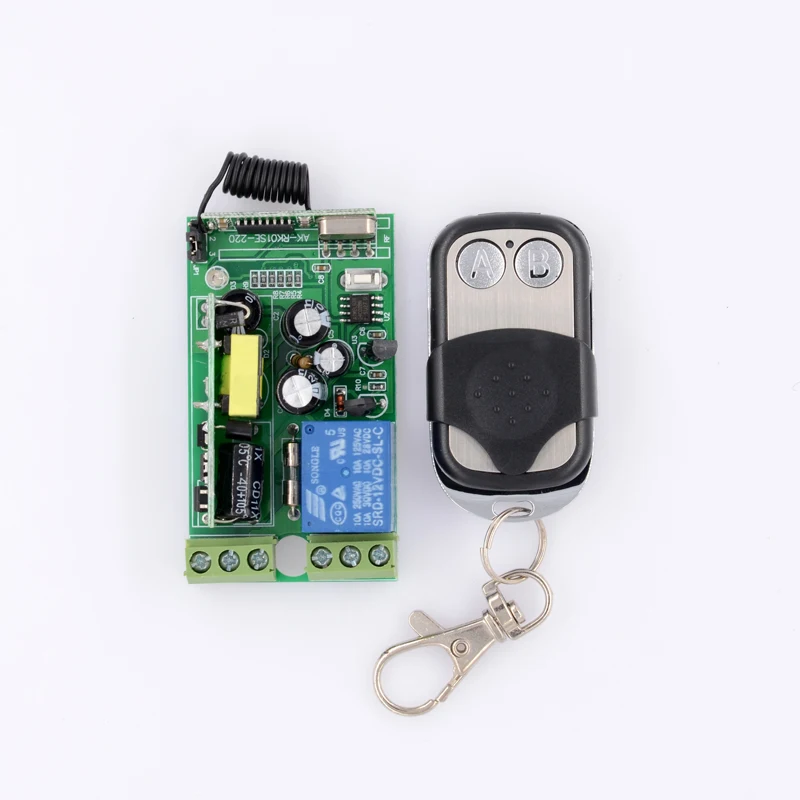 

AC85V 110V 220V 230V Wireless Remote Control lighting switch ON/OFF 1 Channal relay switch Receiver Transmitter