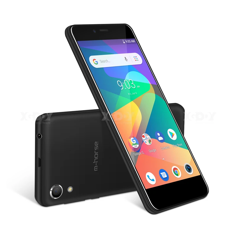 

M-HORSE Celular Smartphone Android 8.1 MTK6580 Quad Core 1GB RAM 8GB ROM 5" 18:9 3G Dual Sim Mobile Phone 8MP Camera Cellphone