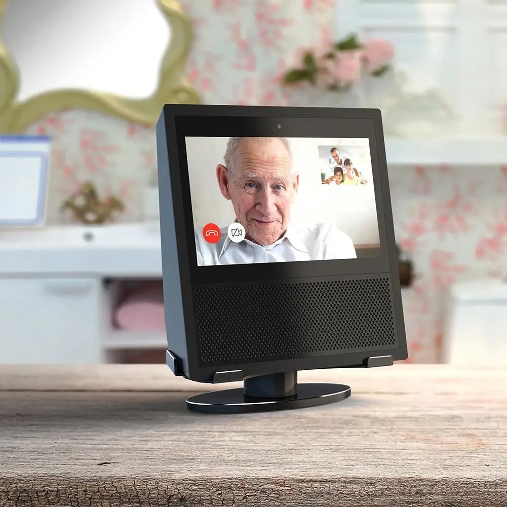 RLTech Supporto per Echo Show 5 Supporto Completo Trasparente Acrilico per Echo Show 5 RLTech Supporto per Echo Show 5 Supporto Completo Trasparente Acrilico per Echo Show 5