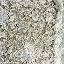 Ширина 125 см водорастворимые кружевные ткани diy трехмерная вышивка молочная шелковая ткань