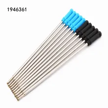 Высокое качество 10 шт. черные, голубые чернила Шариковая ручка офисные школьные канцелярские ручки