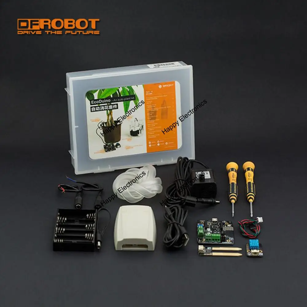 

DFRobot EcoDuino An Auto Planting Kit with auto flower watering control board Temperature and Humidity Sensor