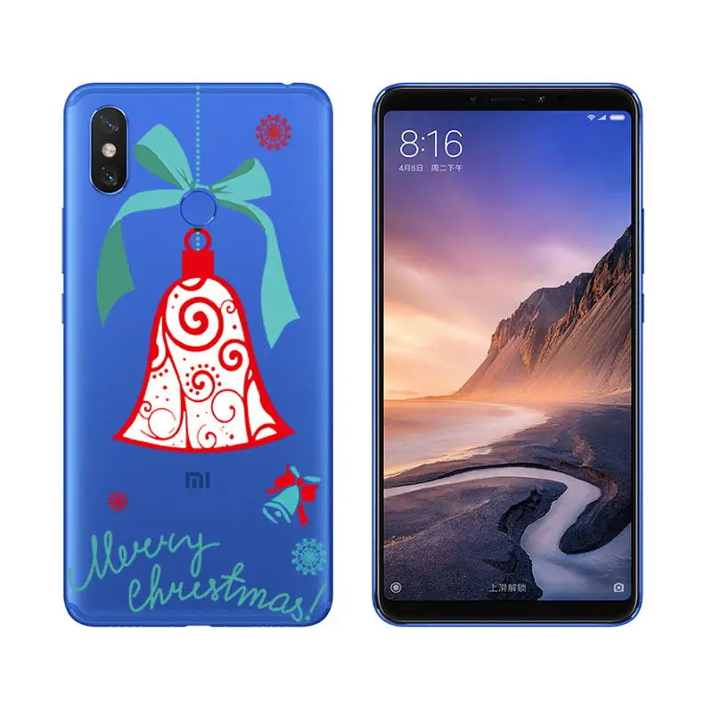 Santa Claus Reindeer Christmas Soft Case Cover For Xiaomi Mi A1 A2 Lite Mix 2S Redmi Note 5 4X 4A Phone Coque Fundas sFor Mi 8   (13)