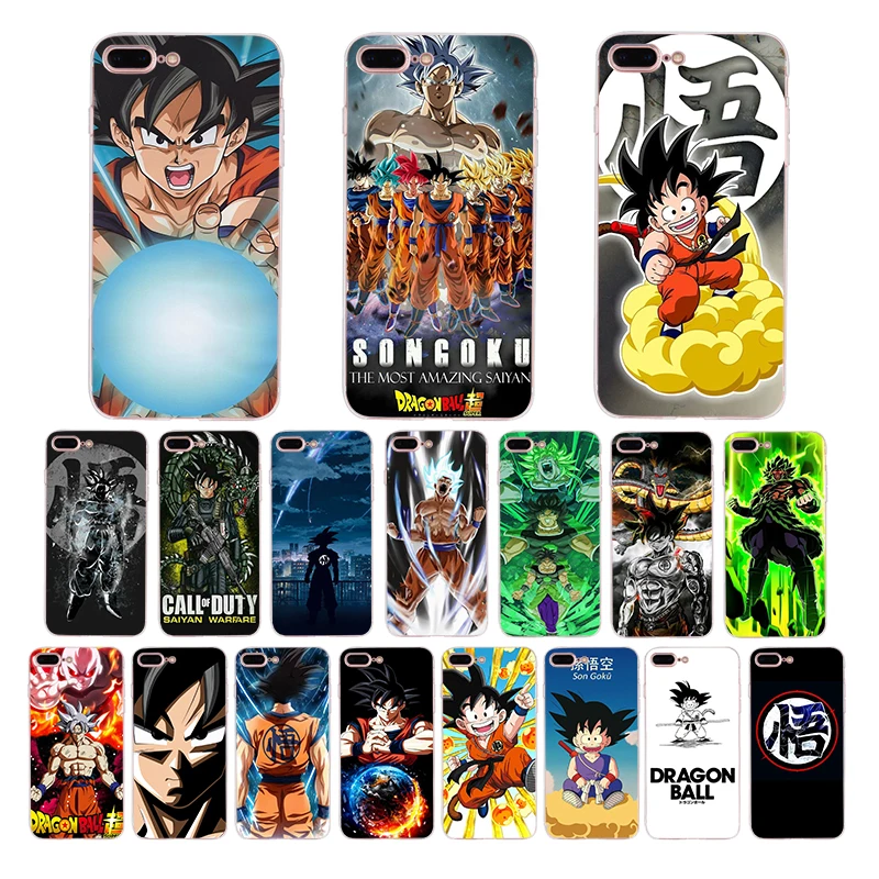 

DRAGON BALL soft phone cover for iphone 10 7 8 6 6s plus x xr xs max case 5s se 5 cute cartoon design silicone cell shell Coque