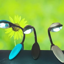 Высокое качество Мини Гибкий зажим мини-Книжный светильник светодиодный книжный светильник музыкальный дорожный светильник Настольная лампа 3 цвета