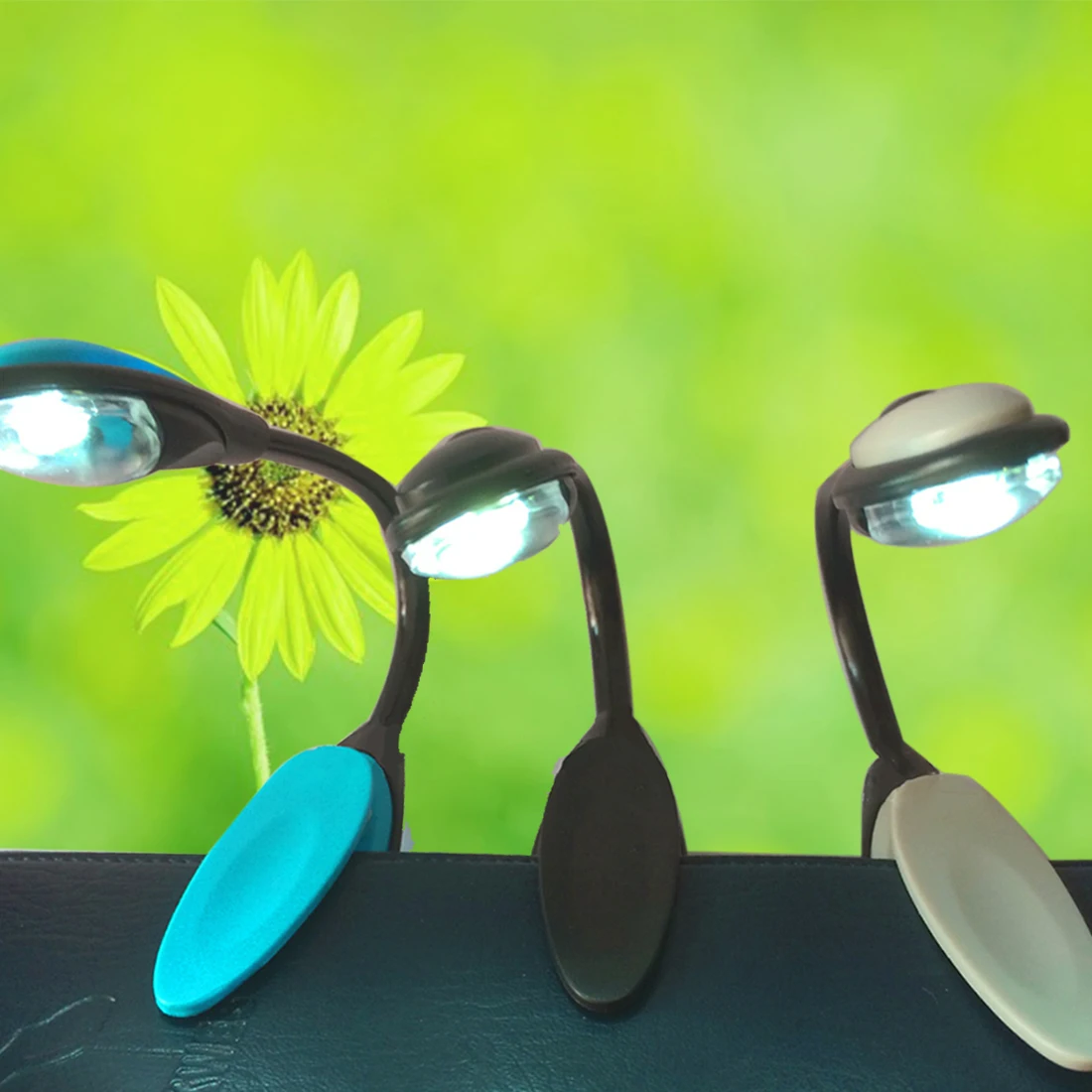 

High Quality Mini Flexible Clip Mini Book Light LED Book Light Sheet Music Travel Light Fixture Table Lamp 3 Colors