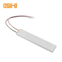 OSKIU PTC Heating Element 220V 100x20x5mm 270 Celsius Degree Constant Temperature PTC Heater Plate Aluminium Cover