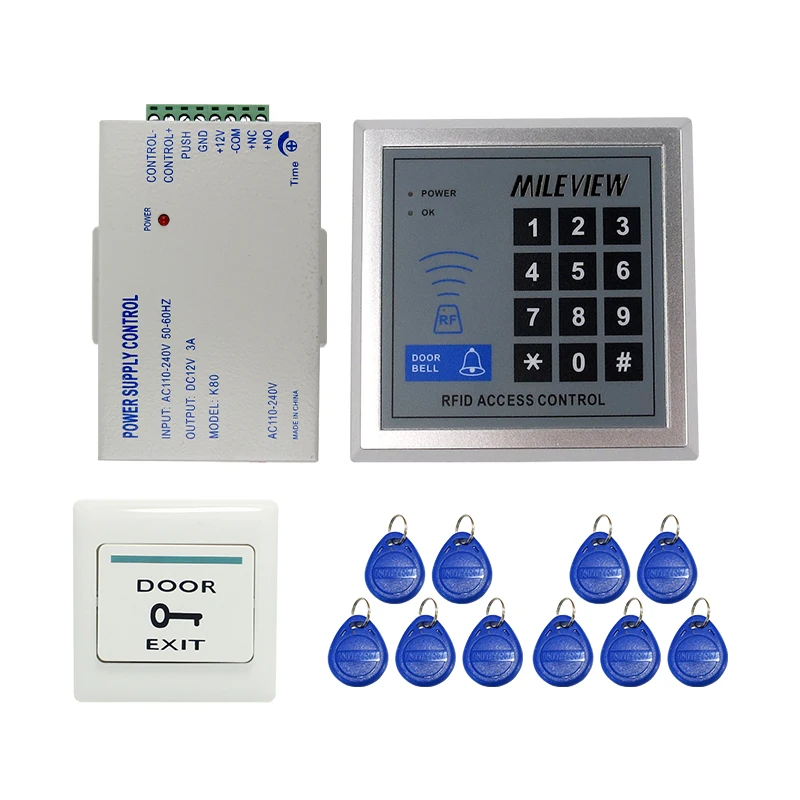 MILEVIEW дешево! Rfid система контроля допуска к двери + контроллер блока питания