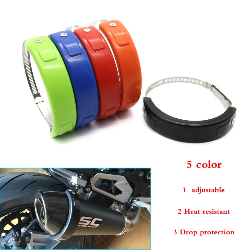 

For DUCATI Multistrada 1200/S 2010-2016 2015 2014 2013 Motorcycle Accessories Silencer/Round Oval Exhaust Protector Can Cover