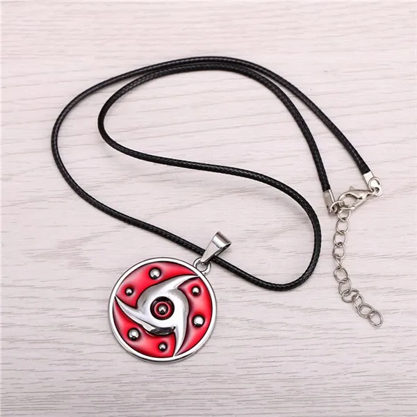 Наруто красный Uchiha Itachi Mangekyou Sharingan кулон ожерелье приятный подарок аксессуары для