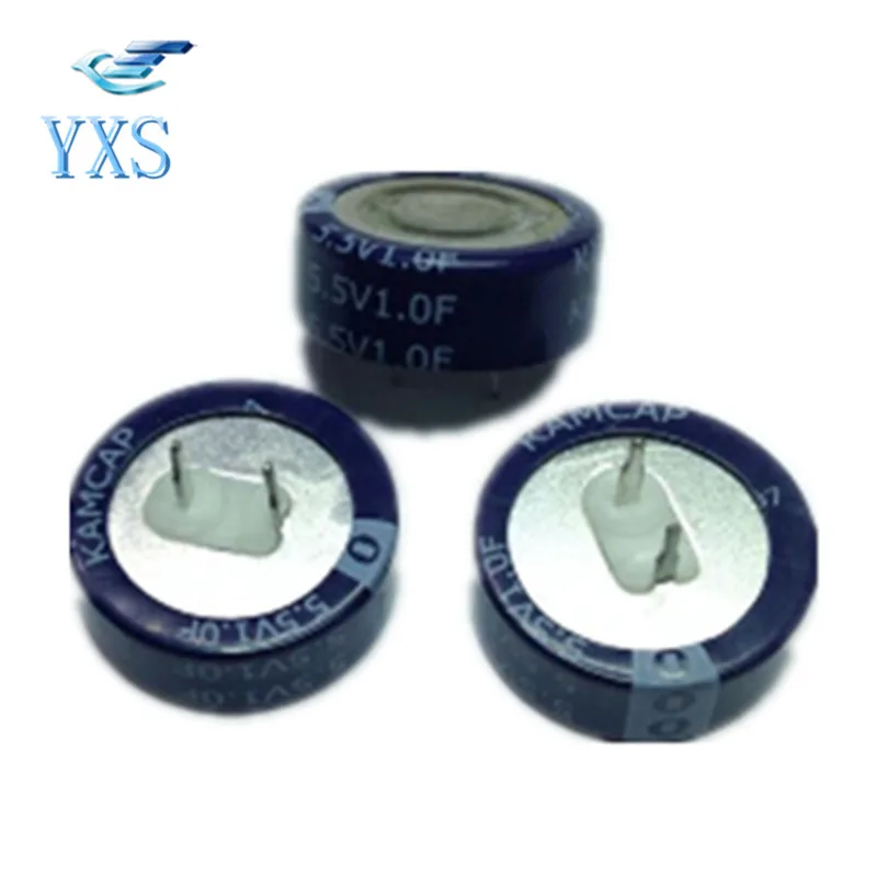 

5PCS/LOT Super Farah Capacitor 5.5V 1.0F Button Shape