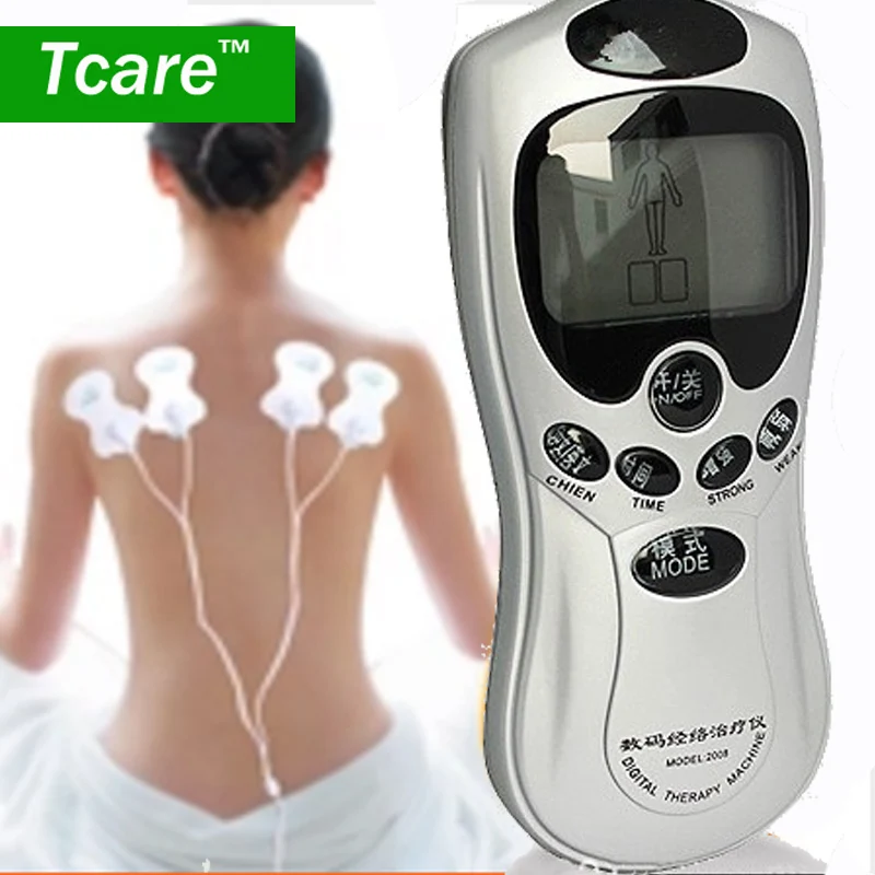 * Tcare 1Set Heath care Blue Screen LCD digital acupuncture meridian therapy instrument massage cervical treatment instrument