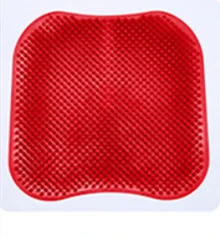 10 шт./лот, 800 г, силиконовый автомобильный коврик для стула, подушки для йоги, массажная подушка с высокой памятью, дышащая сетка, силикагель, BPA-free - Цвет: Красный