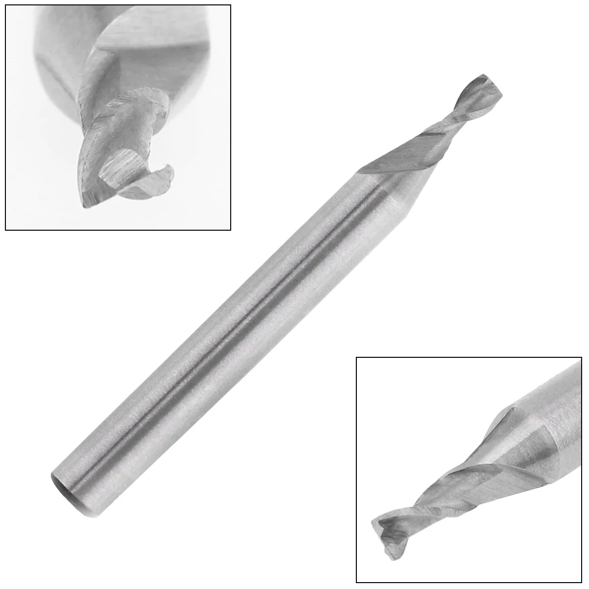 

3mm 2 Flute HSS End Mill Cutter with Super Hard Straight Shank for CNC Mold Processing