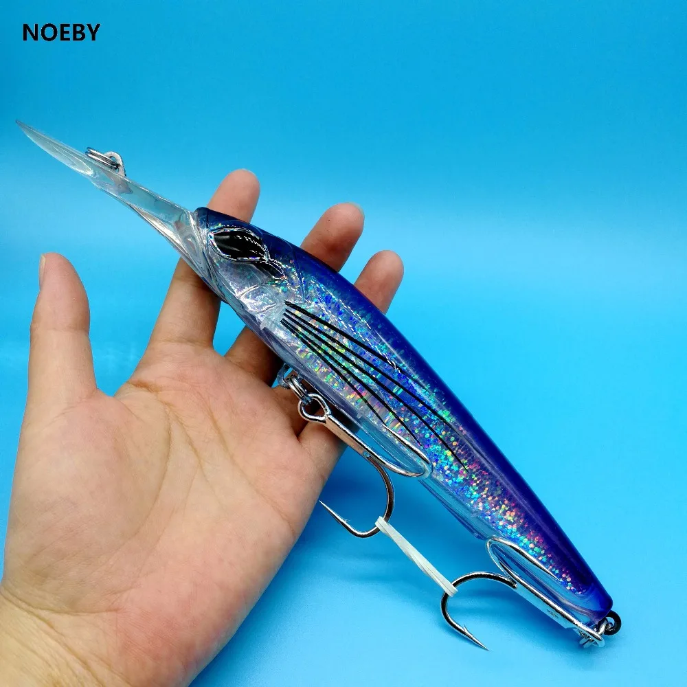 NOEBY новая 9485 4 шт./лот глубоководная Троллинг Рыболовная Приманка 90 г/180 мм 8 цветов