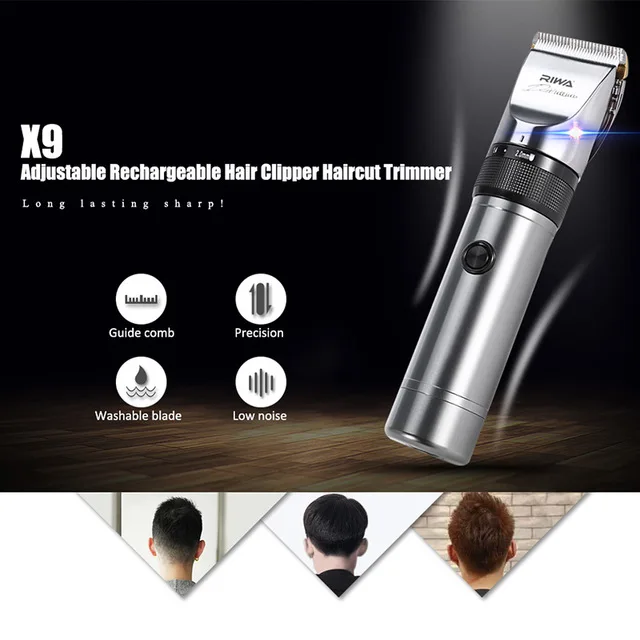 

RIWA Professional Hair Clipper X9 with Original Packaging Blade Hair Cutting Machine for Barber Hair Trimmer