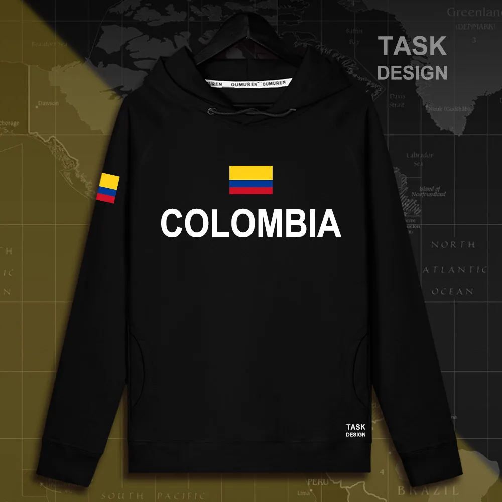 Мужская толстовка с капюшоном Colombia COL CO пуловеры новая уличная одежда спортивный