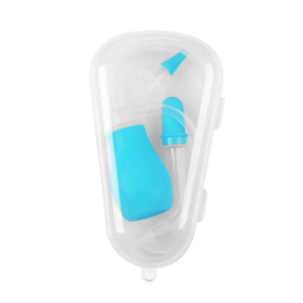 Забота о безопасности младенца носовой аспиратор силиконовый двойной режим детский Назальный аспиратор вакуум всасывания носовые поглощения с коробкой