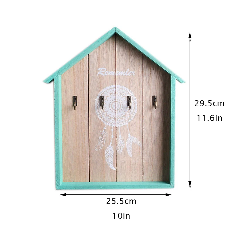 Деревянный крючок для хранения ключей вешалка полка кухонный Органайзер Настенный декор подвесные крючки Настенный декор комнаты