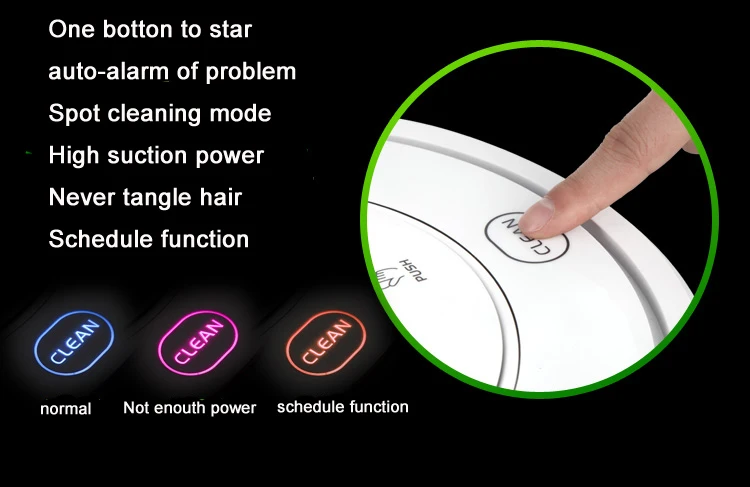 Горячая распродажа! Роботизированный пылесос, очистка, сильная мощность всасывания, автоматическая зарядка