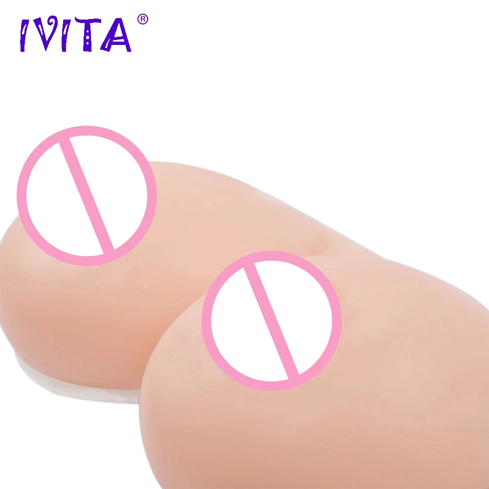 

IVITA 600g Fake Boobs For Crossdresser Silicone breasts Drag Queen Costumes Breast Forms Shemale Transgender Cosplay Travesti