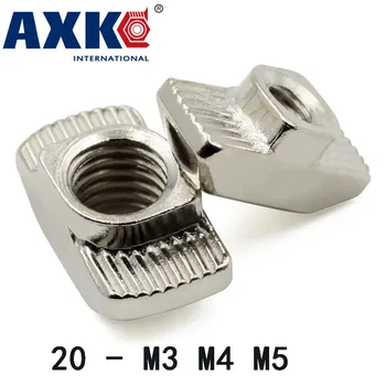 

2019 Direct Selling Decor Wood Furniture Rivet Nut 50pcs Free Shipping 2020 M3 M4 M5 Hammer T Nut For Aluminum Profile Slot 6